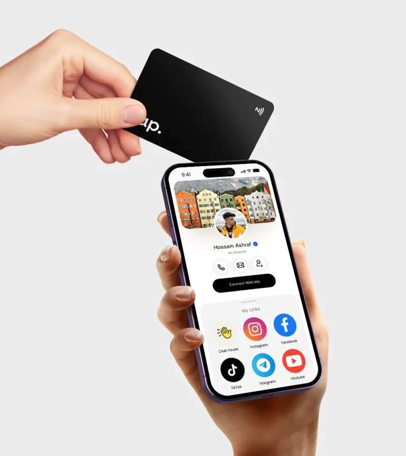 Digital Business Card – PVC Black