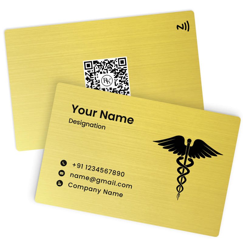 Digital Business Card – Metal Gold - Image 3