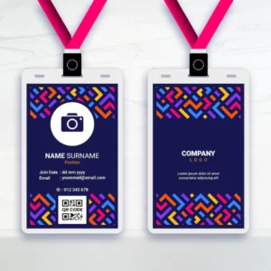 Visitor ID card