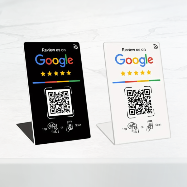 NFC Acrylic Google Review Stand