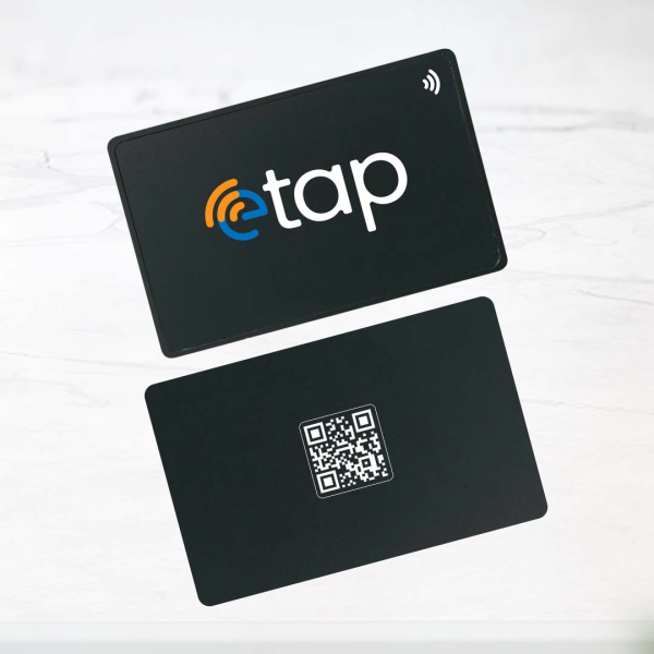 Digital Business Card - Black Metal