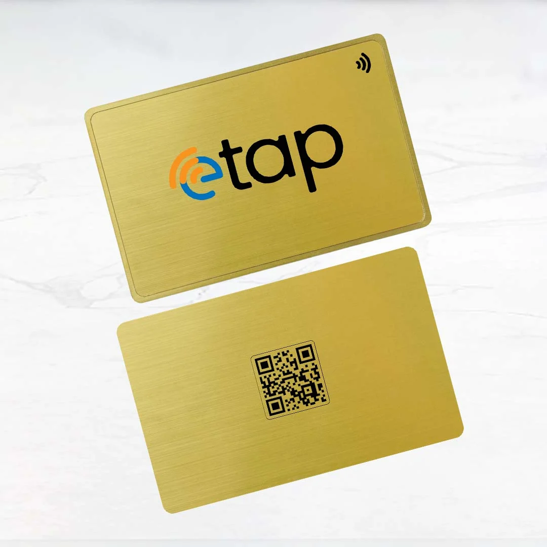 Digital Business Card - Gold Metal - Image 2