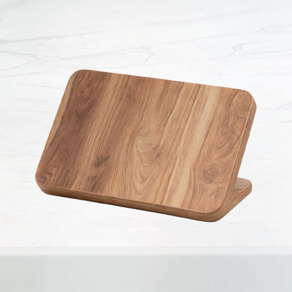 NFC Digital Food Menu Wooden Stand