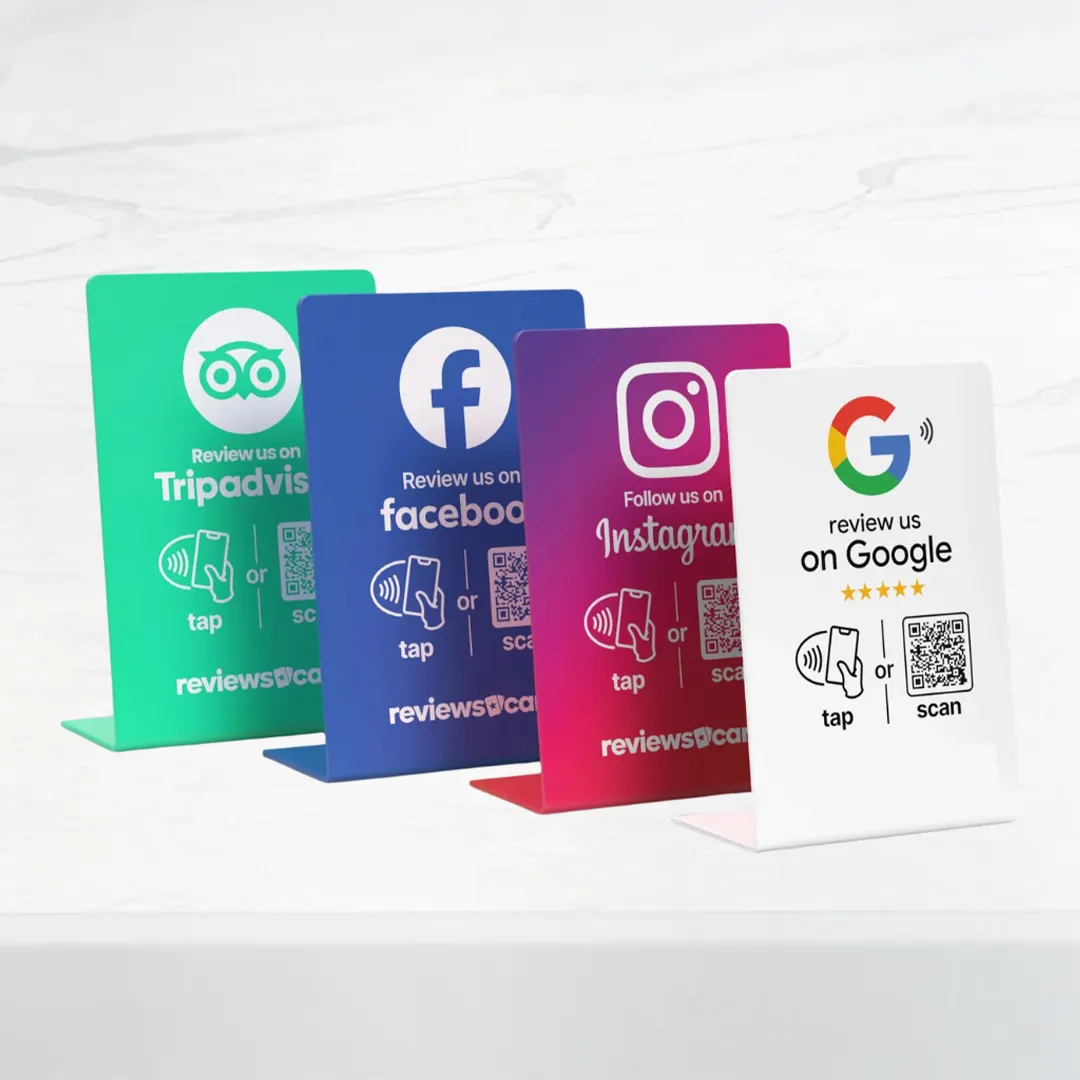 NFC Social Media Acrylic Stand - Image 2