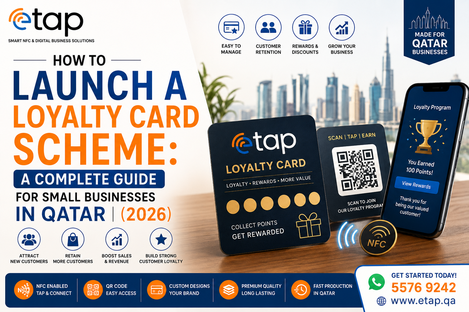 plastic loyalty card Qatar