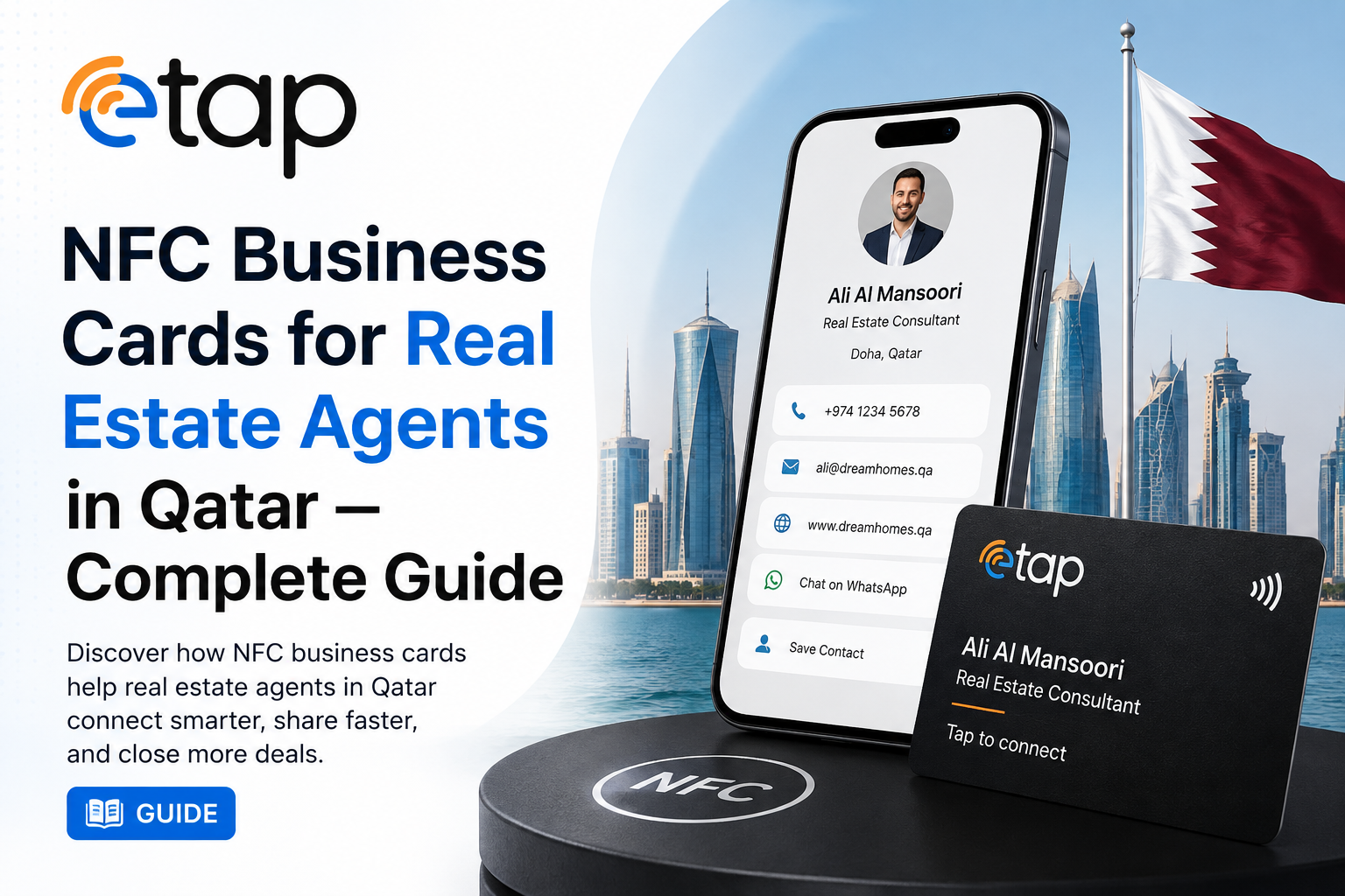 NFC Business Cards for Real Estate Agents